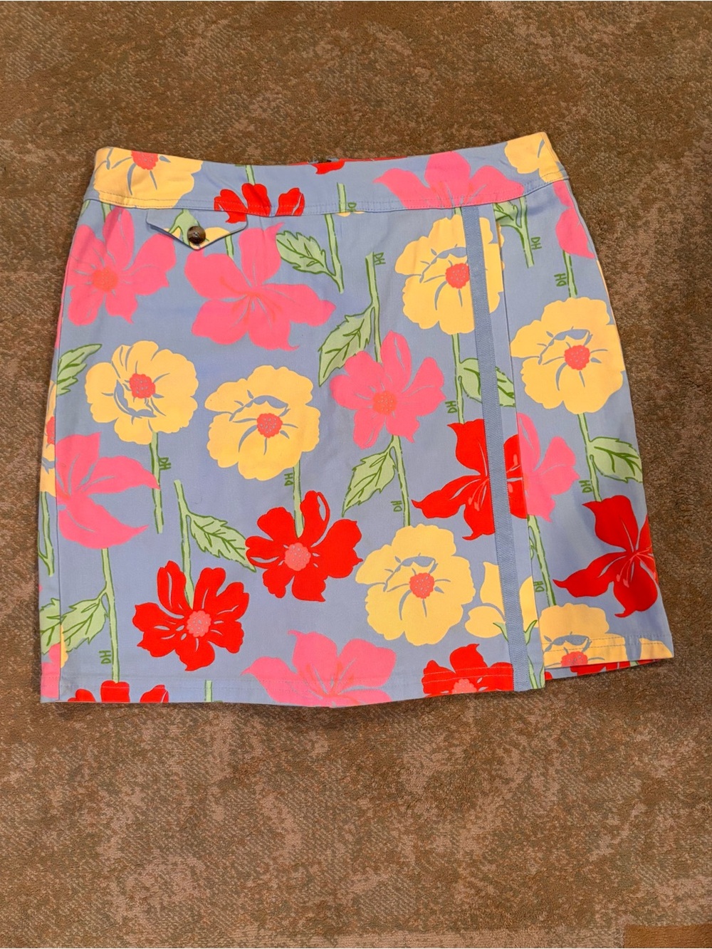 Duck Head Floral Wrap Front Golf Tennis Skort Women’s Size 10
